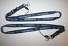 2 CANADA MAPLE LEAF BLUE LANYARDS KEYCHAINS PASSHOLDERS ...NEW
