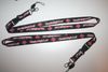 2  CANADA MAPLE LEAFS BLACK LANYARDS KEYCHAINS PASSHOLDERS ...NEW