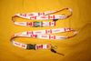 2 CANADA WHITE COUNTRY FLAG HIGH GLOSS LANYARDS KEYCHAINS PASSHOLDERS ...NEW