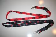 2 CHE GUEVARA LANYARDS KEYCHAINS PASSHOLDERS ( 1 RED & 1 BLACK) ... NEW