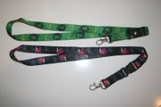 2 CHE GUEVARA PICTURE BLACK & GREEN LANYARDS KEYCHAINS PASSHOLDERS ... CHOOSE WHICH COLOR YOU WANT... NEW