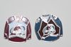 2 COLORADO AVALANCHE NHL HOCKEY JERSEYS PINS .. 1 HOME & 1 AWAY.. NEW