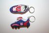 2 CROATIA HRVATSKA COUNTRY FLAG SOCCER FOOTBALL SHOE CLEAT KEYCHAINS .. NEW