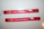 2 CZECH REPUBLIC FIFA WORLD CUP 2006 WRISTBANDS BRACELETS .. NEW