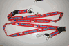 2 CZECH REPUBLIC RED COUNTRY FLAG LANYARDS KEYCHAINS PASSHOLDERS .. NEW