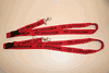 2  DODGE HEMI RED HIGH QUALITY CAR TRUCK LANYARDS KEYCHAINS PASSHOLDER ... NEW