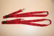 2  DODGE HEMI RED HIGH QUALITY CAR TRUCK LANYARDS KEYCHAINS PASSHOLDER ... NEW