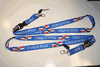 2 DOMINICAN REPUBLIC COUNTRY FLAG LANYARDS KEYCHAINS PASSHOLDER ... NEW