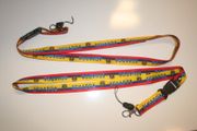 2 ECUADOR COUNTRY FLAG LANYARDS KEYCHAINS PASSHOLDERS NECKSTRAPS ... NEW