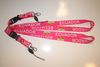2 ECUADOR PINK COUNTRY FLAG LANYARDS KEYCHAINS PASSHOLDERS ... NEW