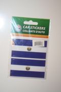2 EL SALVADOR COUNTRY FLAG SET OF CAR BUMPER STICKERS DECAL EMBLEM .. NEW