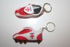2 ENGLAND FIFA WORLD CUP SOCCER FOOTBALL SHOE CLEAT KEYCHAINS ... HIGH QUALITY .. NEW 2 ENGLAND FIFA WORLD CUP SOCCER FOOTBALL SHOE CLEAT KEYCHAINS ... HIGH QUALITY .. NEW