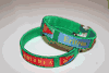 2 ERITREA COUNTRY FLAG FLEXIBLE METAL NYLON BRACELETS WRISTBANDS .. CHOOSE YOUR COLOR .. NEW