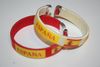 2 ESPANA COUNTRY FLAG FLEXIBLE BRACELETS WRISTBANDS ... SPAIN CHOOSE YOUR COLOR .. NEW