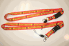 2 ESPANA YELLOW AND RED SOCCER LANYARDS KEYCHAIN PASSHOLDERS ...SPAIN  ... FIFA WORLD CUP SOCCER FOOTBALL ... NEW