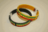 2 ETHIOPIA COUNTRY FLAG FLEXIBLE BRACELETS WRISTBANDS .. CHOOSE YOUR COLOR .. NEW