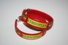 2 ETHIOPIAN  RED COUNTRY FLAG FLEXIBLE BRACELETS WRISTBANDS .. NEW