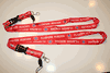 2 FC BAYERN MUNCHEN RED SOCCER FOOTBALL FUSSBALL LANYARDS KEYCHAINS PASSHOLDERS ... NEW