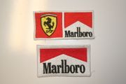 2 FERRARI / MARLBORO F1 RACING PATCHES CRESTS BADGES ... NEW 