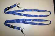 2 FIFA WORLD CUP SOUTH AFRICA 2010 BLUE LANYARDS KEYCHAINS PASSHOLDERS TICKET HOLDERS .. SOCCER FOOTBALL .. NEW