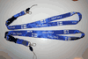 2 FINLAND BLUE COUNTRY FLAG HIGH GLOSS LANYARDS KEYCHAINS PASSHOLDERS .. NEW