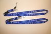 2  FORD BLUE WORDING CAR AUTOMOBILE LANYARDS KEYCHAINS PASSHOLDERS  ... NEW