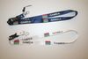 2 GAMBIA COUNTRY FLAG LANYARDS KEYCHAINS PASSHOLDERS ..CHOOSE YOUR COLOR ... NEW
