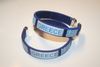 2 GREECE BLUE COUNTRY FLAG  FLEXIBLE C BRACELETS WRISTBANDS .. NEW