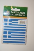 2 GREECE HELLAS COUNTRY FLAG SET OF CAR BUMPER STICKERS DECAL EMBLEM .. NEW