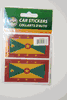 2 GRENADA COUNTRY FLAG SET OF CAR BUMPER STICKERS DECAL EMBLEM .. NEW