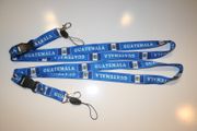 2 GUATEMALA BLUE COUNTRY FLAG LANYARDS KEYCHAINS PASSHOLDERS ... NEW