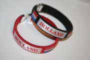 2 HOLLAND COUNTRY FLAG FLEXIBLE C BRACELETS WRISTBANDS .. CHOOSE YOUR COLOR .. NEW