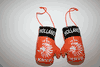 2 HOLLAND KNVB FIFA WORLD CUP SOCCER FOOTBALL MINIATURE BOXING GLOVES ... NETHERLANDS .. NEW