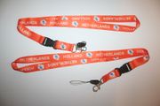 2 HOLLAND NETHERLANDS FIFA WORLD CUP SOCCER FOOTBALL HIGH QUALITY LANYARDS KEYCHAINS PASSHOLDERS .. NEW