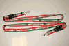 2 HUNGARY COUNTRY FLAGS STRIPPED LANYARDS KEYCHAINS PASSHOLDERS ... NEW