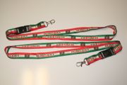 2 HUNGARY COUNTRY FLAGS STRIPPED LANYARDS KEYCHAINS PASSHOLDERS ... NEW