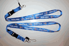 2 ICELAND COUNTRY FLAG BLUE LANYARDS KEYCHAINS PASSHOLDERS .. NEW