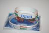 2 INDIA WHITE COUNTRY FLAG SILICONE BRACELETS WRISTBANDS ... CRICKET ...NEW