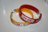 2 IRAN PERSIAN COUNTRY FLAG FLEXIBLE BRACELETS WRISTBANDS .. CHOOSE YOUR COLOR .. NEW