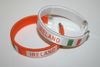2 IRELAND COUNTRY FLAG FLEXIBLE C BRACELETS WRISTBANDS .. CHOOSE YOUR COLOR .. NEW