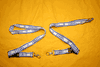 2 ISRAEL BLUE AND WHITE COUNTRY FLAG LANYARDS KEYCHAINS PASSHOLDERS....NEW