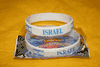 2 ISRAEL COUNTRY FLAG SILICONE BRACELETS...ADULT SIZE...NEW