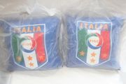 2 ITALIA 4 STAR FIFA WORLD CUP SOCCER FOOTBALL LOGO LARGE PILLOWS .. ITALY .. NEW