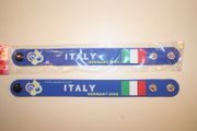 2 ITALY "FIFA WORLD CUP GERMANY 2006" WRIST BANDS BRACELETS ... NEW
