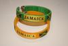 2 JAMAICA COUNTRY FLAG BRACELETS (IN GREEN OR YELLOW COLOR) ... NEW