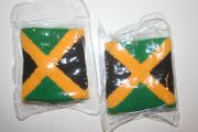 2 JAMAICA COUNTRY FLAG SPORTS WRISTBANDS ... NEW