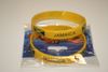 2 JAMAICA YELLOW COUNTRY FLAG SILICONE BRACLETS ....NEW
