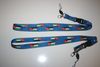 2 JORDAN BLUE COUNTRY FLAG LANYARDS KEYCHAINS PASSHOLDERS .. NEW