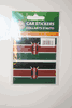 2 KENYA COUNTRY FLAG SET OF CAR BUMPER STICKERS DECALS EMBLEMS .. NEW