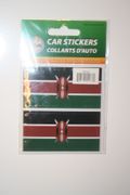 2 KENYA COUNTRY FLAG SET OF CAR BUMPER STICKERS DECALS EMBLEMS .. NEW